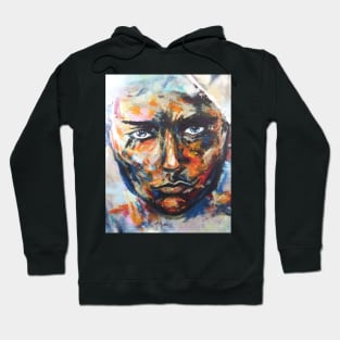 Insane man painting Hoodie